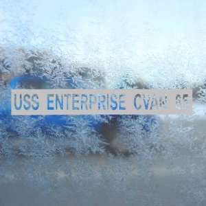  USS ENTERPRISE CVAN 65 Navy Aircraft Carrier Gray Decal 