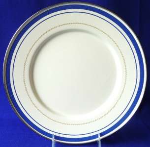 American Picnic Formation DINNER PLATES BLUE Bands  