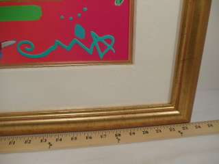 WE PRESENT THIS BEAUTIFUL PAINTING BY PETER MAX ORIGINAL SIGNED 
