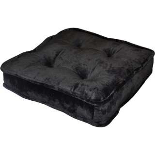 your zone go anywhere floor cushion, rich black  