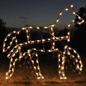  Holiday Lights Animated Victorian Horse