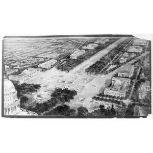   Architechture,Plan,Capitol Plaze & Mall,Washington,DC