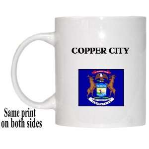  US State Flag   COPPER CITY, Michigan (MI) Mug Everything 