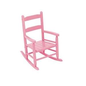  Pink Personalized Slat Rocking Chair Toys & Games