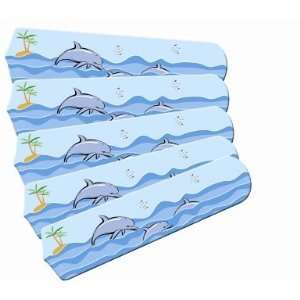 Playful Dolphins 21 Ceiling Fan Blades 