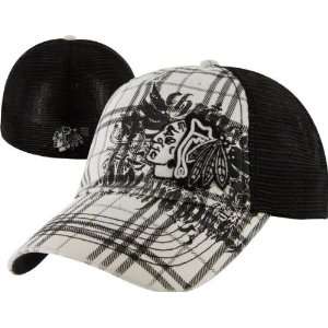  Chicago Blackhawks 47 Brand Suffolk Mesh Back Flex Hat 