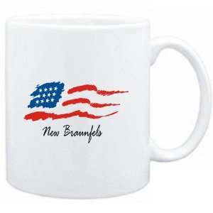  Mug White  New Braunfels   US Flag  Usa Cities Sports 