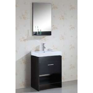   MS 550 24 Porcelain Countertop Vanity W/ Mirror