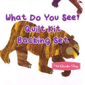  Backing Set for What Do You See Quilt Kit   3.75 yards of 