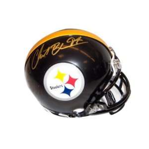  Chad Brown Pittsburgh Steelers Autographed Mini Helmet 