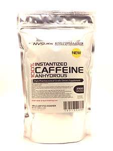 250 Grams CAFFEINE ANHYDROUS POWDER USP OU KOSHER/PHARMACEUTICAL 