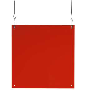 Koziol Frame Partition/Wall Decoration Divider   Transparent Red 