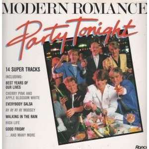    PARTY TONIGHT LP (VINYL) UK RONCO 1983 MODERN ROMANCE Music