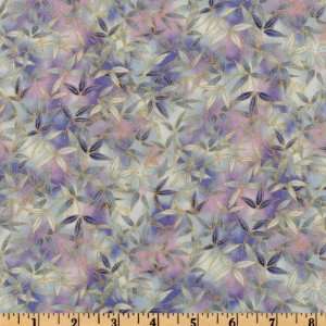  44 Wide Imperial Fusions Kyoto Leaves Wisteria Fabric By 
