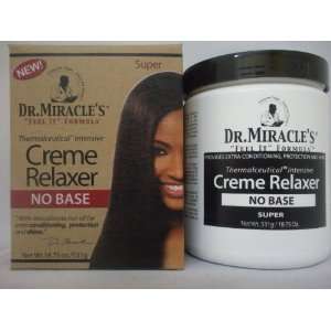 Dr. Miracle`s Creme Relaxer No Base Super 18.75 Oz