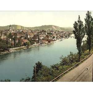 Vintage Travel Poster   Marburg (i.e. Maribor) general view Styria 