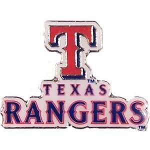  Texas Rangers Primary Plus Logo Pin