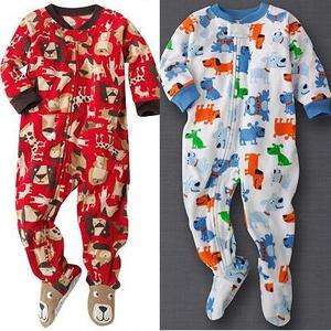 Carters Dog Footed Pajamas Many Sizes, Color U Choose  