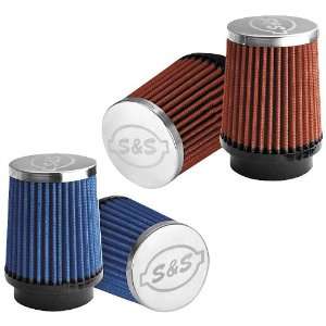  S&S Cycle Induction System Replacement Filter   Blue 17 