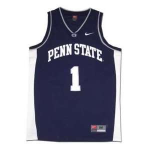   Nittany Lions #1 Navy Replica Basketball Jersey