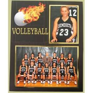  7017 VOLLEYBALL MEMORY MATE BLACK/GOLD