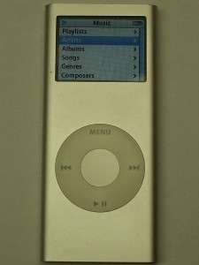 Apple iPod nano 2nd Generation Silver (2 GB) NICE 885909112432 