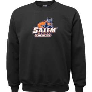  Salem State Vikings Black Youth Logo Crewneck Sweatshirt 