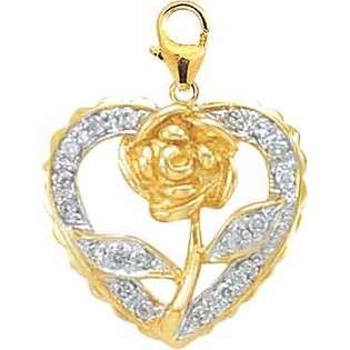 Yellow Gold Double Heart Diamond Fashion Bracelet  Jewelrydays Jewelry 