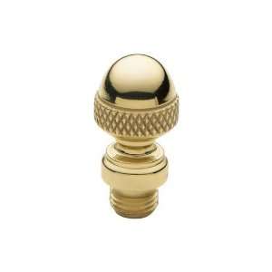 Baldwin 1092.030 Acorn Style Finial for Square Corner Hinges, Polished 
