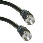 Cable Wholesale F Pin/RG59 Coaxial Cable, 50 ft, Black