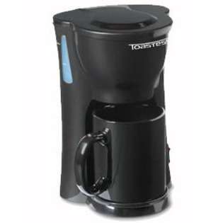 TOASTESS Tfc326 Black Coffee Maker 1cup With Mug 