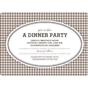  Houndstooth Party Invitations
