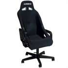 Corbeau Sport Seat Black Cloth Office Chair