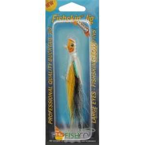  ProFish Fishing Bucktail 1/4oz Yellow Flash 3 Pack Sports 