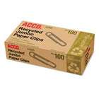GBC Recycled Paper Clips, Jumbo, 100/Box, 10 Boxes/Pack