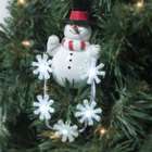 Department 56 Gumdrop Snowman Ornament With Peppermint Chaser Lights 