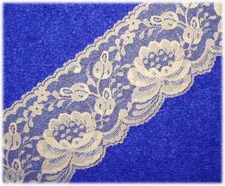 roses in between lace 3 4 beautiful 4 wide polyester natural lace 