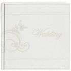 Pioneer Embroidered Scroll Leatherette White Photo Album