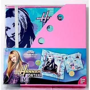 Hannah Montana Secret Pop Star Room Decor Art Kit 