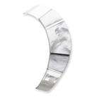   Sterling Silver Polished Fancy Mother of Pearl Cuff Bangle Bracelet