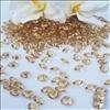 2000 1ct Gold Shadow Diamond Wedding Confetti Deco