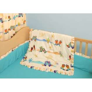 Room Magic Cowboy 4 Piece Crib Bedding Set 