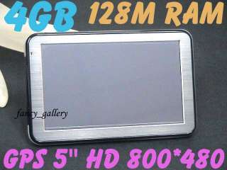 Built in 4GB/5.0 A5 HD GPS/ Player/FMT/CE6/128M RAM  