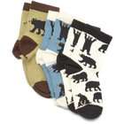 Hatley Boys 2 7 Black Bears Three Pairs Aop Socks,Multi,S 2 4