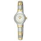 Seiko Chronograph Mother Of Pearl Dia White Leather Band Ladies Watch