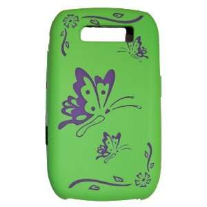   Case Butterflies (Green) + Free Screen Protector 