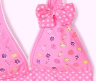 New Girls Boutique Gossip Girl Hula Star sz 3T Neon Pink Swimsuit 