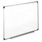   UNV43733 Magnetic Dry Erase Board, Melamine, 36 x 24, White, Aluminum