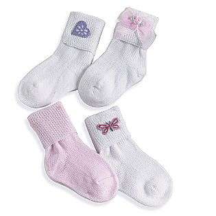 Four Pack Infant Girls Bobby Socks  Little Wonders Baby Baby & Toddler 