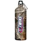   MLB TWINS 32oz Open Field Aluminum Water Bottle/RealTree AP Camo